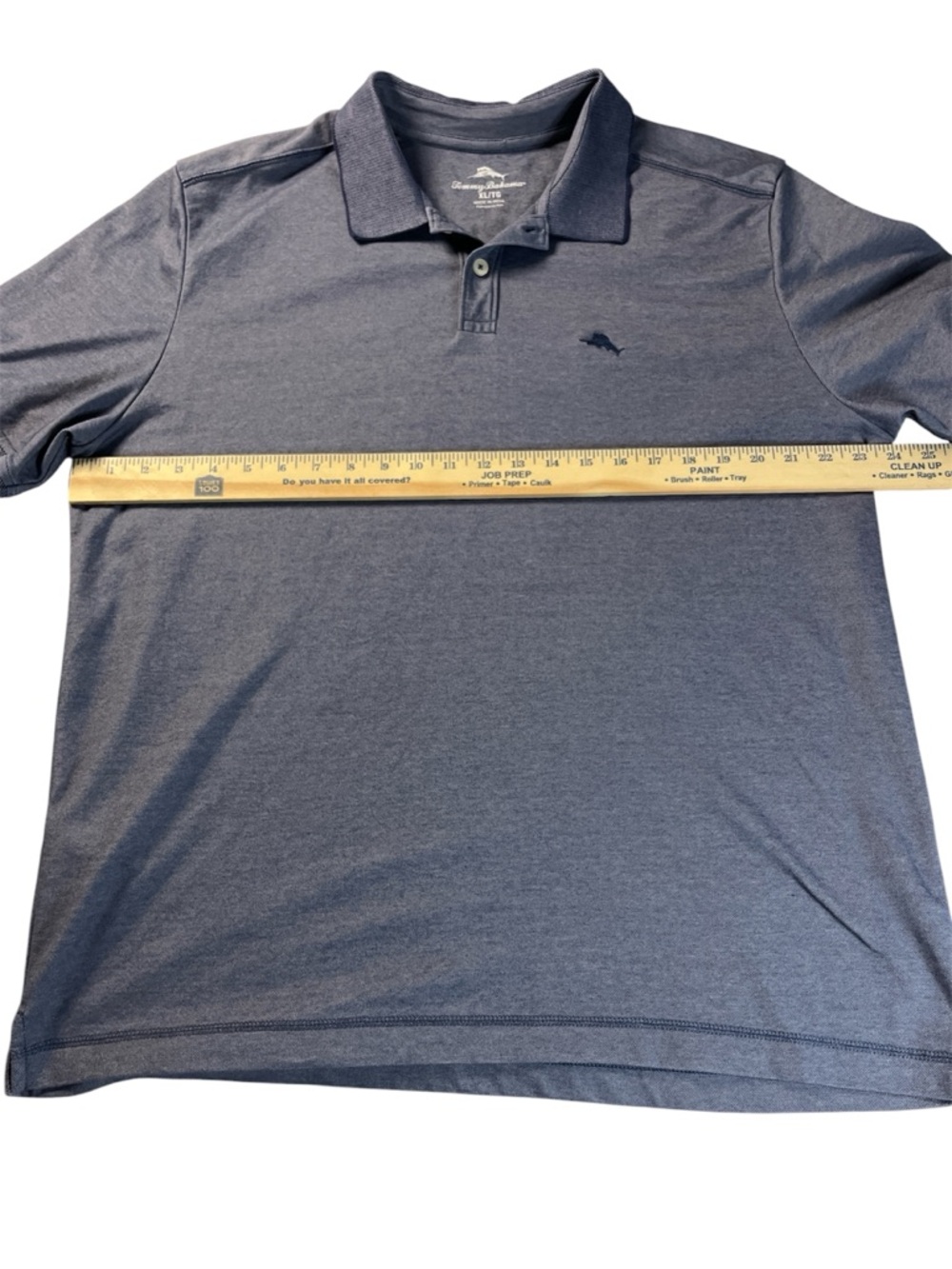 Tommy Bahama Polo Shirt Mens XL Navy Short Sleeve Coastal Nautical Golf Casual - Picture 5 of 7